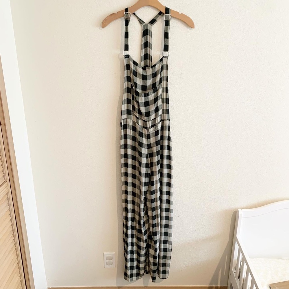 Acacia Black Check Jumpsuit